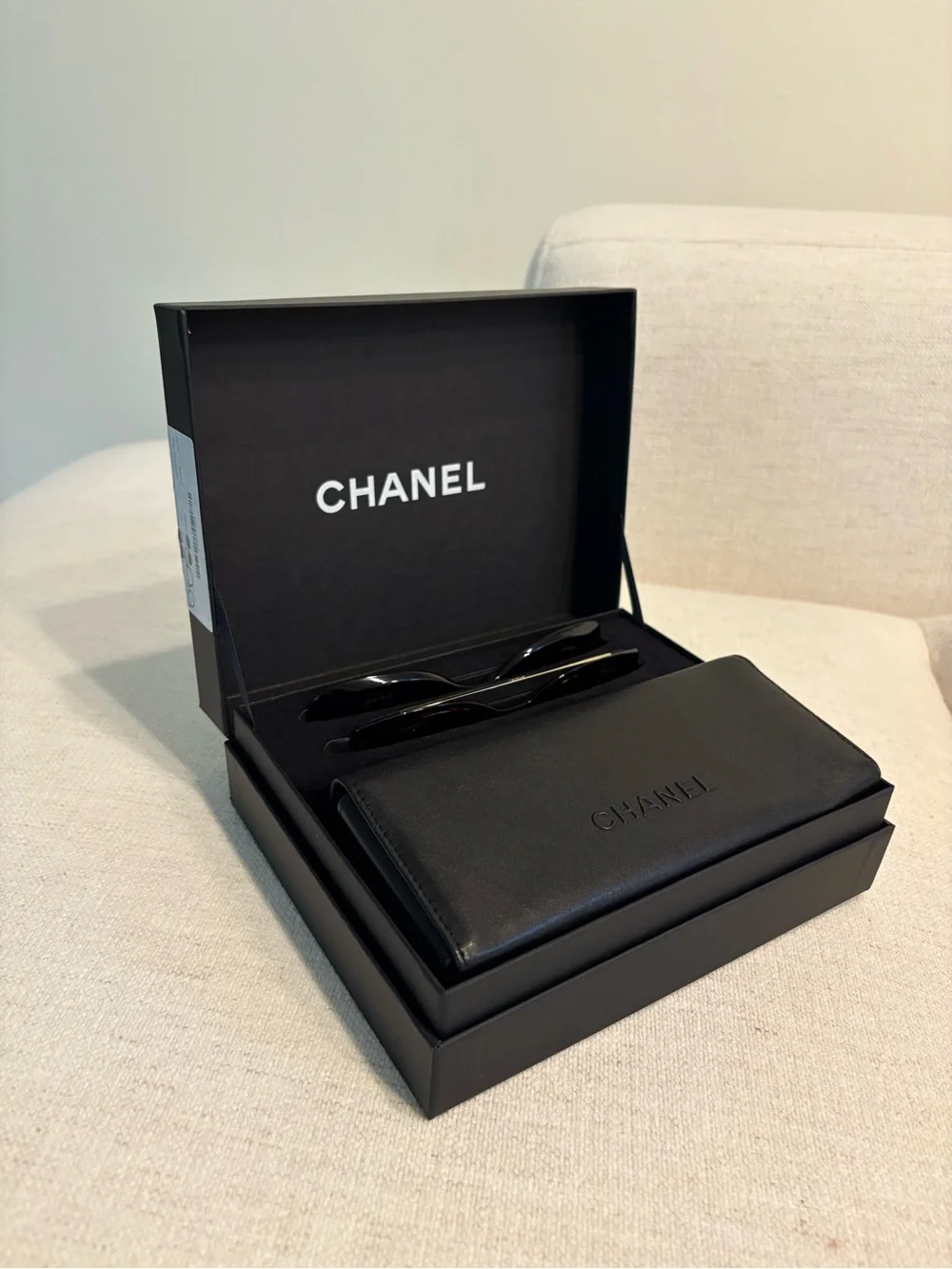 NWT CHANEL Optical Glasses w/ Interchangeable Sunglasses Tortoise Black $700